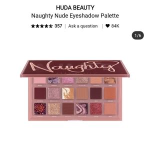 BNIB Huda Beauty Naughty Nudes Palette